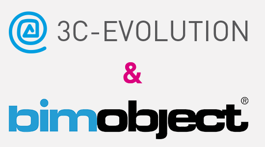 3C-EVOLUTION et BIMobject® confirment leur partenariat