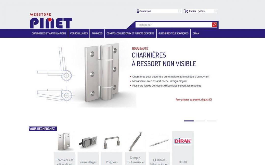 PINET publie son e-catalogue avec la solution PIM NEXTPAGE©