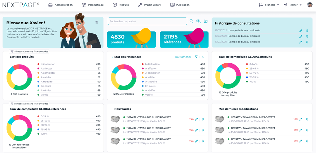 PIM : découvrez la version 3.75 de la solution NEXTPAGE©